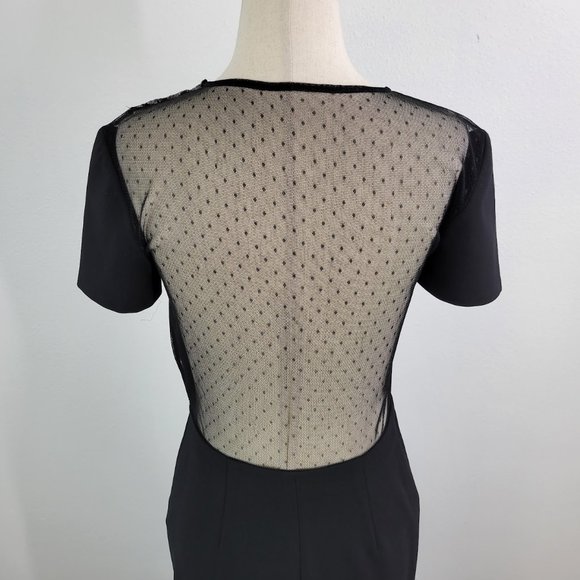 NWT- JILL by JILL Stuart Dotted Mesh Gown maxi dress Sz 4 - Picture 7 of 11